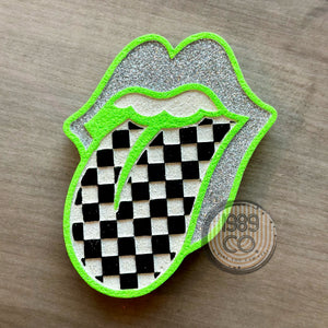 Checkered Tongue Car Freshie