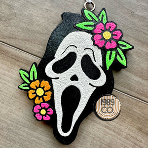 Floral Ghostface Car Freshie