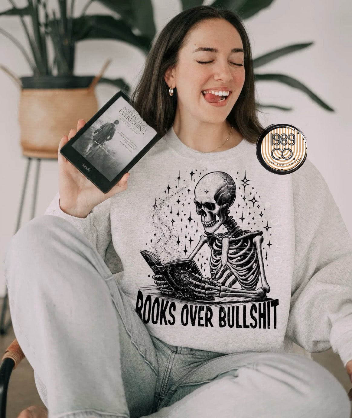 Books Over Bullshit Sweatshirt