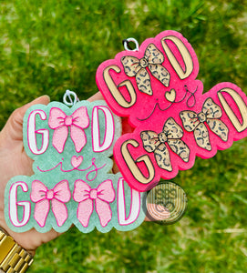 Good Is Good With Bows Car Freshie