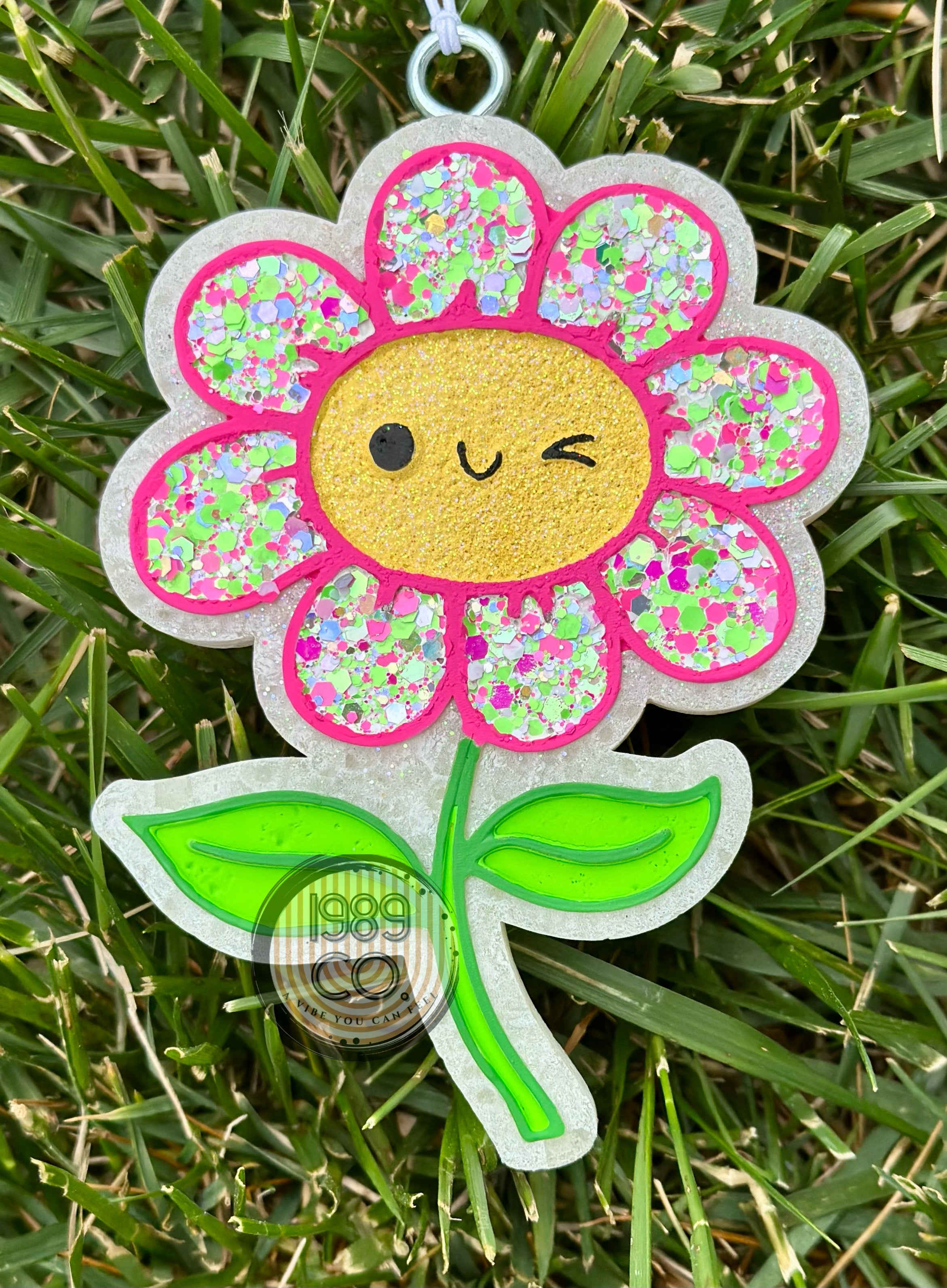 Winking Flower Car Freshie