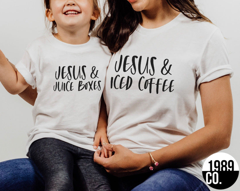 Jesus & Ice Coffee Tee